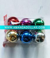 plastic color christmas ball