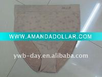 Wholesale sexy maternity seamless stretch brief lingerie pants cotton crotch