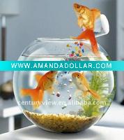 sphere glass fish bowl
