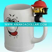 Wholesale beer mug with bell