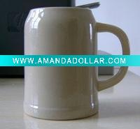 stoneware beer mug
