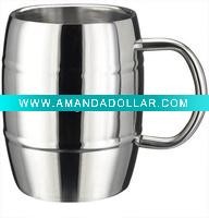 stainless steel beer mug
