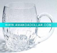 Wholesale Beer Glass:Cut glass|Mug|clear|High transparency and good quality