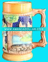 24OZ ceramic beer stein/Germany souvenir