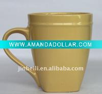 Wholesale 9-12oz promotional ceramic/porcelain/stoneware beer mugs/cups solid/plain color