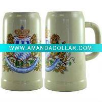 Wholesale 1Liter ceramic beer stein for party-New!