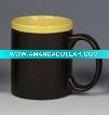 unique designed yellow chalk mug