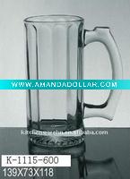 Wholesale K-1115-600-1 high quality glass beer mug
