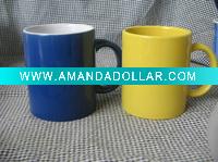 color ceramic mug
