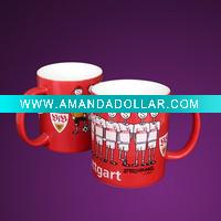 Wholesale advertising promotional ceramic mug with decal