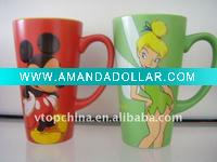 16oz ceramic decal mug, stoneware 16oz mug