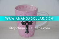 Wholesale full decal porcelain mug