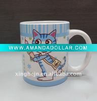 Wholesale decal printing cartoon ceramic coffee mug