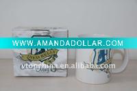 Solid color decal coffee mug