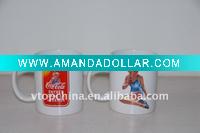 straight porcelain mug