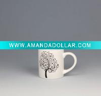 well designed porcelain coffee mug