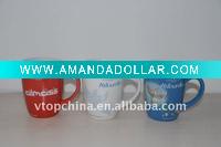 Stoneware personalized coffee mugs