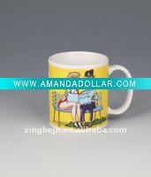 lovely designed cartoon ceramic coffee mug