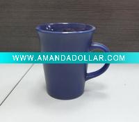 Wholesale smooth ceramic glazed mug