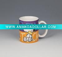 Wholesale lovely ceramic cartoon coffee mug