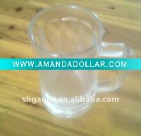 Wholesale clear large glass beer mugs