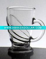 Wholesale glass clear beer mug 86mmHx56 mmTD