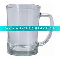 Wholesale clear hand-made beer mug
