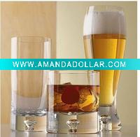 Wholesale clear hand-made beer mug