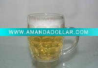 Wholesale pineapple shape drinking glass mug -transpartant color