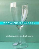 Wholesale 11 oz Clear Belgium Style Thin Stem Beer Glass/Mug