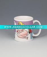 funny cartoon picture ceramic cup
