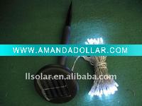 60pcs led solar fairy christmas light string