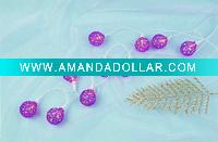 Wholesale purple ball shaped light string
