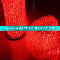 Wholesale flat 4 wire led rope light ,led neon light ,led christmas string light ,led strip light