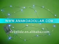 Silver Wire LED Christmas String Lights