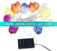 Wholesale 2011 fashion colorful solar string light christmas decoration