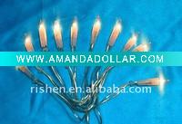 Mini string light in transparent