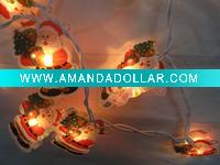 Power string light set in pvc tube