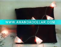 Decorative light/christmas light(indoor high voltage mini bulb light with PVC decoration)