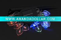 Wholesale solar led christmas lights string with heart
