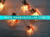 Power string light set in pvc tube