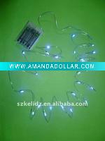 Wholesale Battery powered Blue String Lights