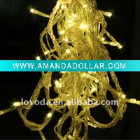 Wholesale Yellow color waterproof Led christmas light/ led string light for christmas LFD-100R Any color available!!!