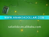 Wholesale Battery powered Yellow LED String Lights