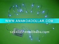 Battery powered Blue LED String Lights