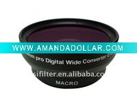 Wholesale digital camera lens 0.45*58mm no shadow in four corner