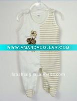 Wholesale lovely 100%cotton baby overall,baby clothes