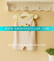 2011 summer mom and bab baby romper 100% cotton embroider sunsuit
