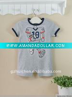 Wholesale 2011 summer baby romper 100% cotton short embroider sunsuit