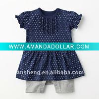 lovely print knitted baby rompers